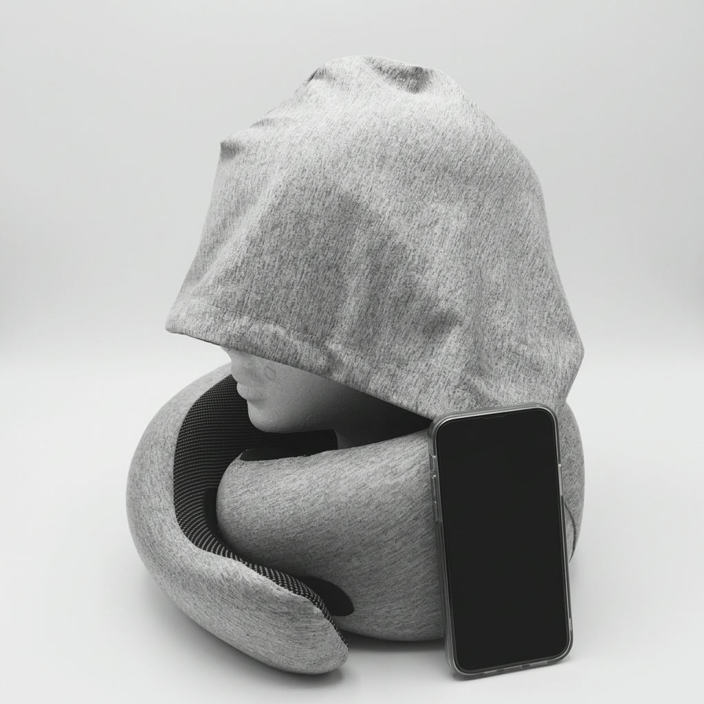 Travel Neck Pillow for Comfort & Support – Memory Foam U-Shape
