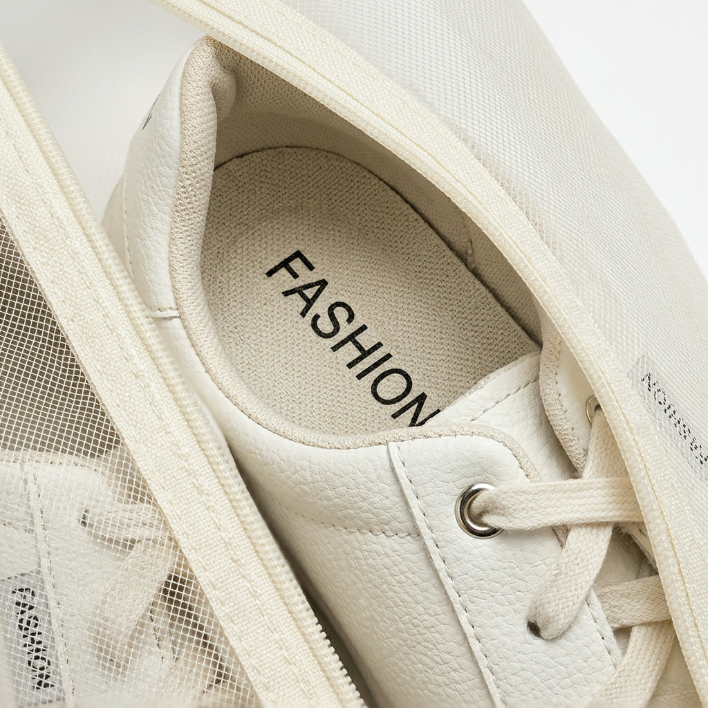 Travel Shoe Storage Bag for Organized Packing – Breathable Mesh Design