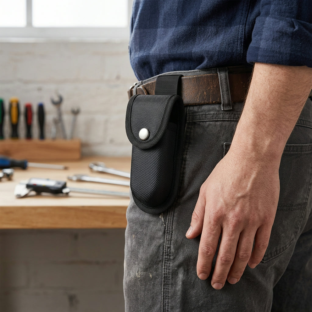 Utility Tool Pouch Secure Carry Nylon Belt Loop Organizer