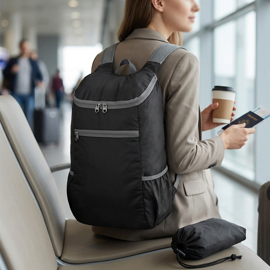 Weekend Travel Bag – Lightweight Waterproof Foldable Backpack
