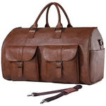 Load image into Gallery viewer, Extra Large Foldable Duffle Bag Waterproof Leather
