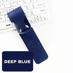 Load image into Gallery viewer, PU Leather Luggage Tag ID Holder Travel Label Accessory

