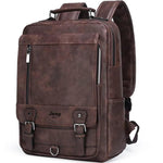 Load image into Gallery viewer, Leather Men&#39;s Travel Backpack Large Capacity
