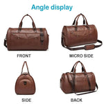 Load image into Gallery viewer, Extra Large Foldable Duffle Bag Waterproof Leather
