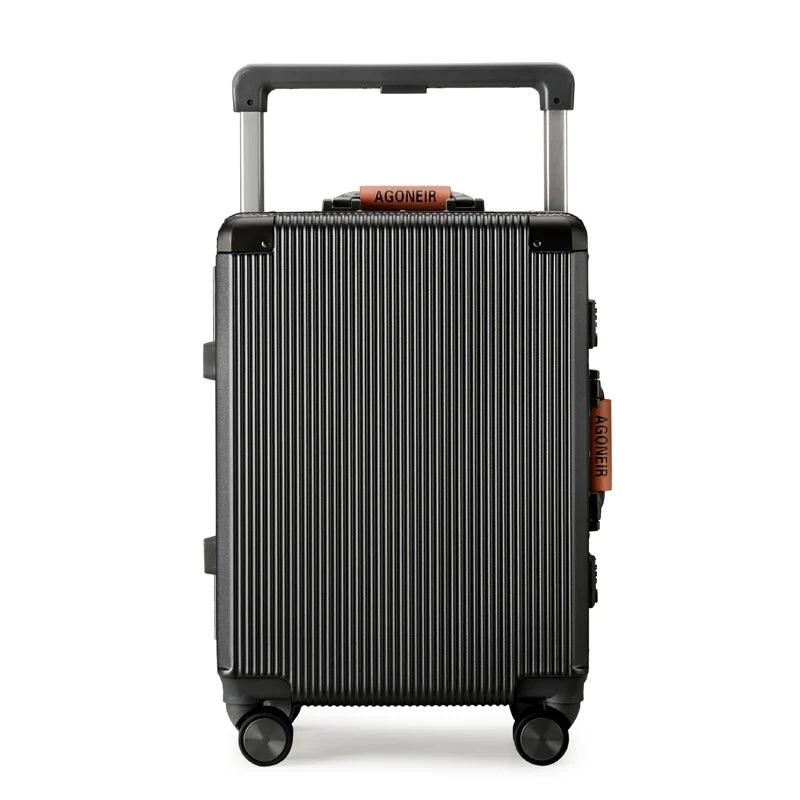 Wide Handle Travel Suitcase - BonVoyage