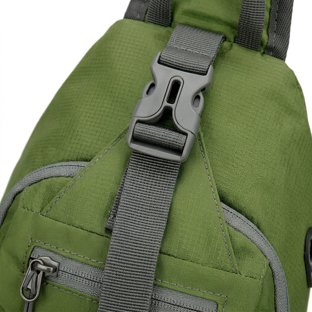Anti-Theft Sling Backpack – Secure Waterproof Nylon Travel Bag