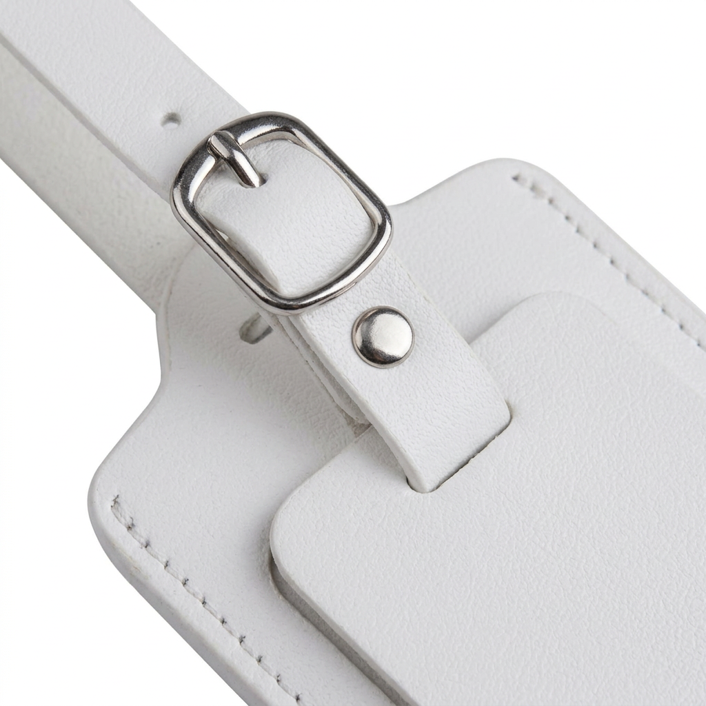 Leather Luggage Tag – Durable ID Label for Travel Bags