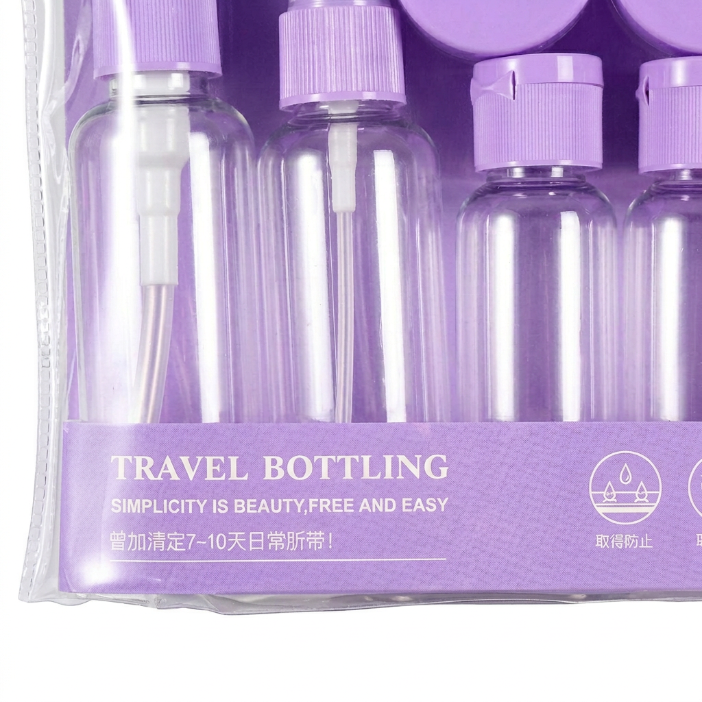Travel Bottle Set – Refillable & Portable 7-Piece Skin Care Kit
