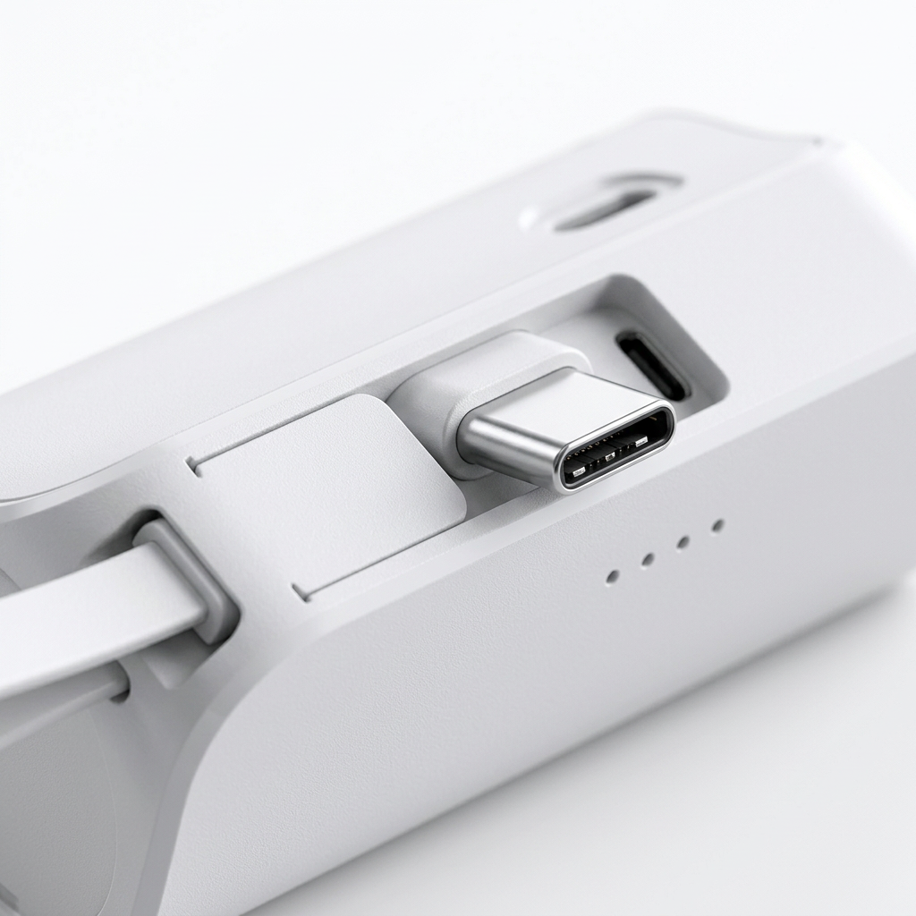 Mini Wireless Power Bank – Fast Charging 30000mAh Capsule Portable Battery