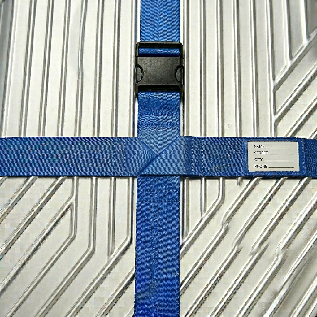 Anti-Theft Luggage Strap – Secure & Adjustable Nylon Travel Belt