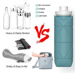 Load image into Gallery viewer, Foldable Travel Water Bottle - BonVoyage
