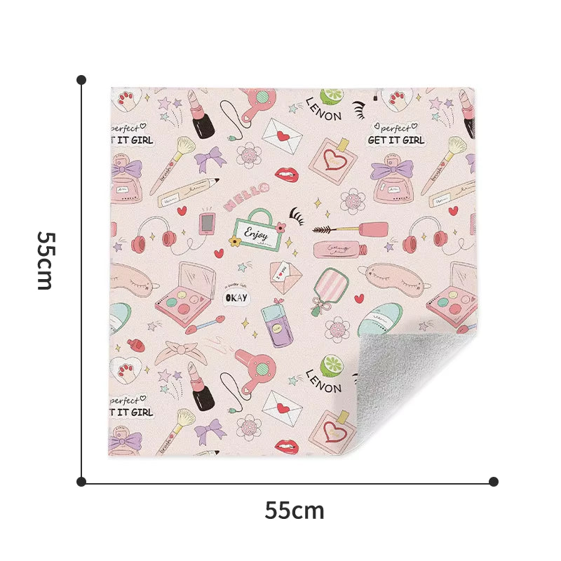 Magic Cloth Makeup Bag & Camera Lens Wrap, Self-Adhesive Storage