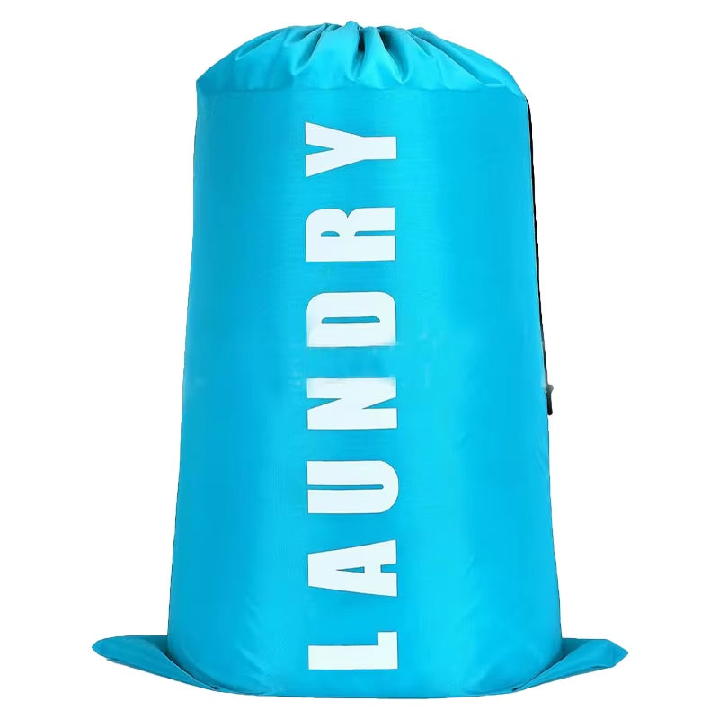 Nylon Laundry Bag Travel Storage Pouch Machine Washable Dirty Clothes Organizer Folding Wash Drawstring Bag Bathroom Accessories