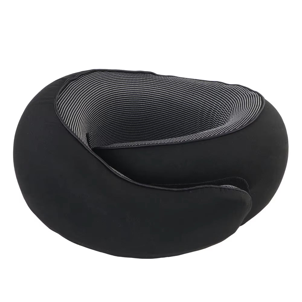 Portable Memory Foam Travel Neck Pillow - U-Shape Soft