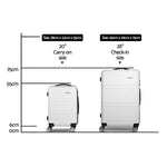 Load image into Gallery viewer, Travel Luggage Trolley Set - BonVoyage
