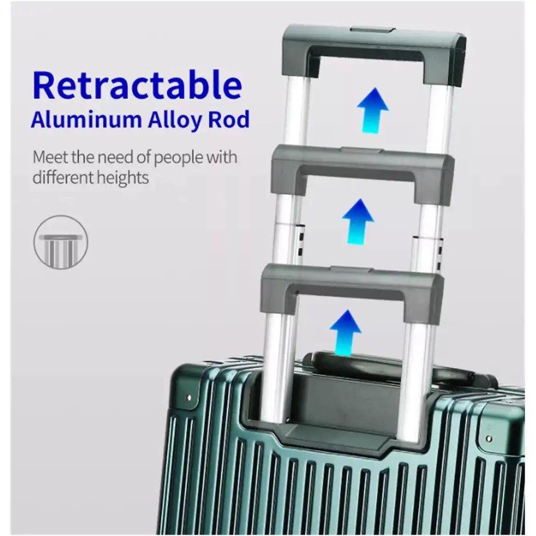 Aluminum Luggage Suitcase Set - BonVoyage