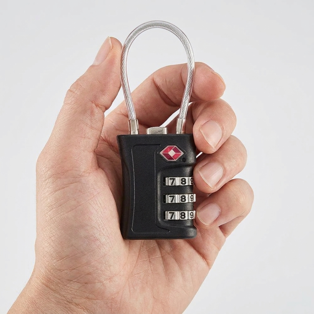 TSA Travel Combination Lock – Secure Luggage with Colorful 3-Dial Design