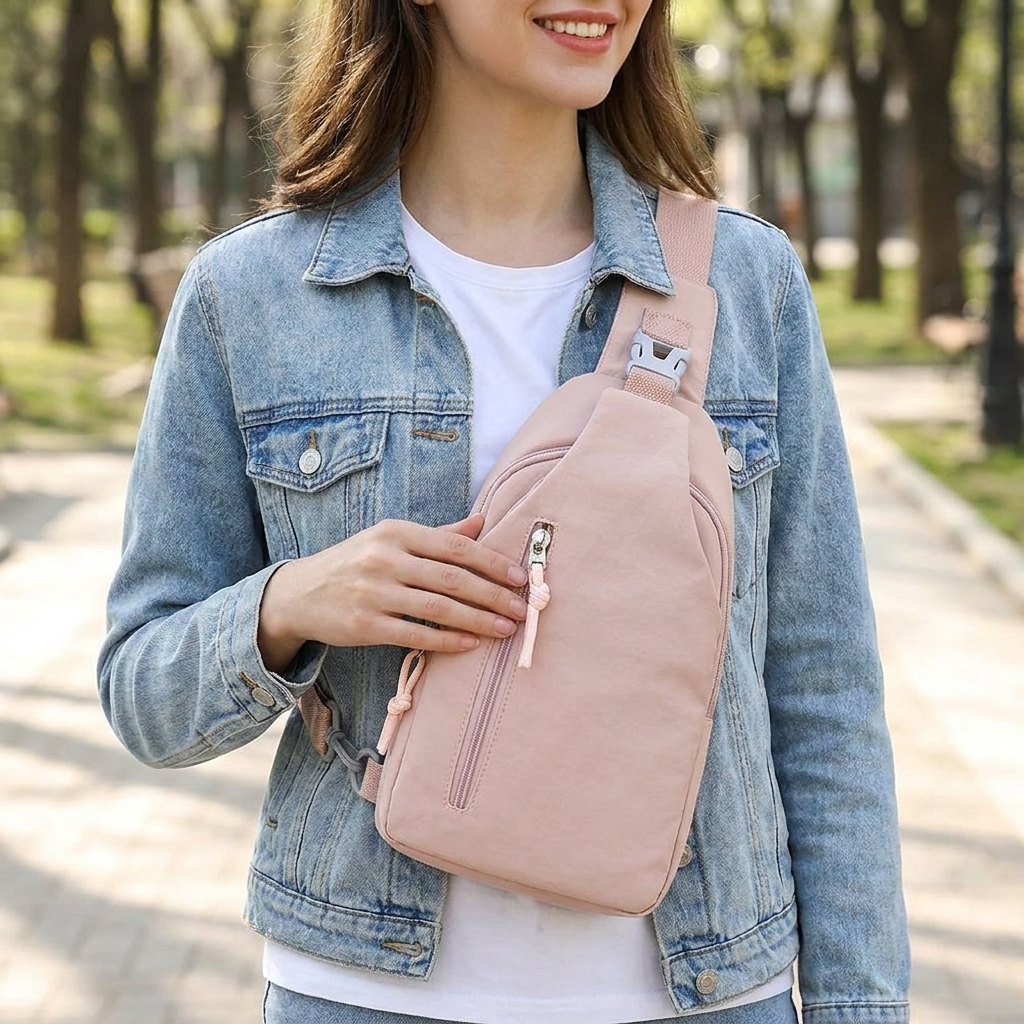 Travel Sling Chest Bag – Secure Everyday Carry with Water-Resistant Design