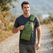 Anti-Theft Sling Backpack – Secure Waterproof Nylon Travel Bag
