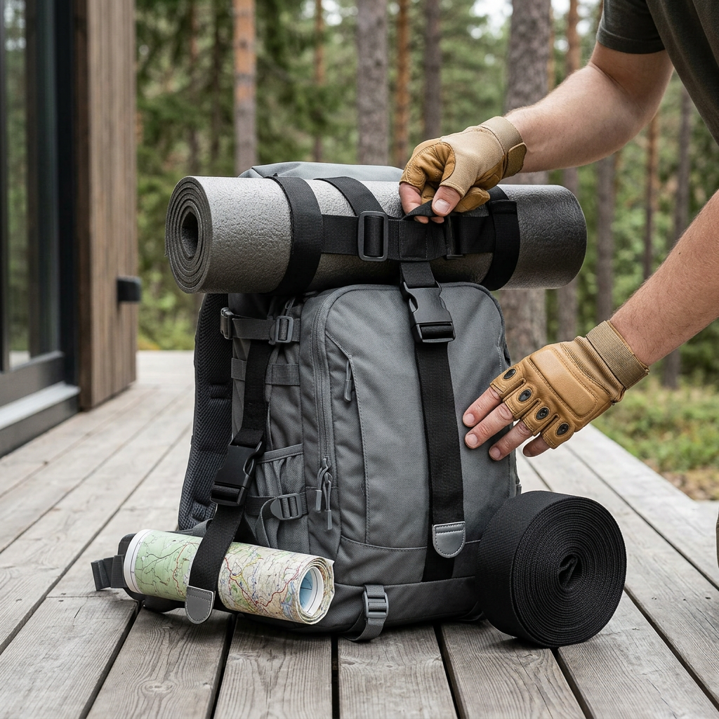 Heavy Duty Luggage Strap – Adjustable Nylon Travel Security