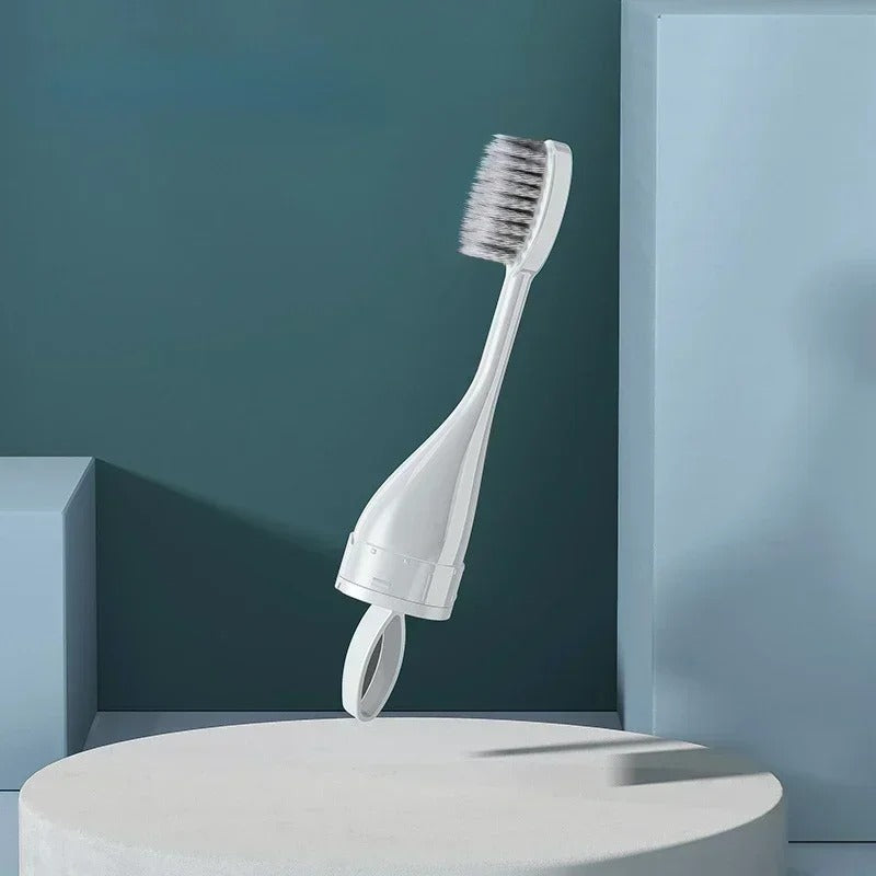 Portable Folding Travel Toothbrush Set with Holder