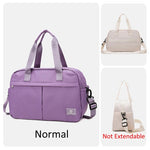 Load image into Gallery viewer, Large Travel Duffle Bag – Expandable Carry-On Luggage
