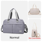 Load image into Gallery viewer, Large Travel Duffle Bag – Expandable Carry-On Luggage
