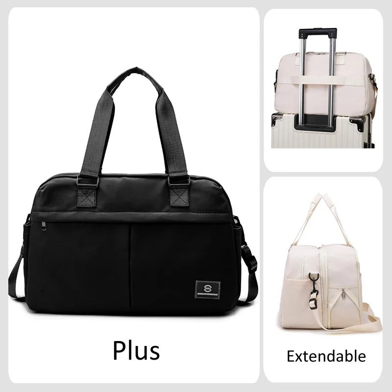 Large Travel Duffle Bag – Expandable Carry-On Luggage
