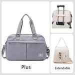 Load image into Gallery viewer, Large Travel Duffle Bag – Expandable Carry-On Luggage
