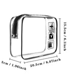 Load image into Gallery viewer, Clear Waterproof Makeup Bag for Travel Toiletries
