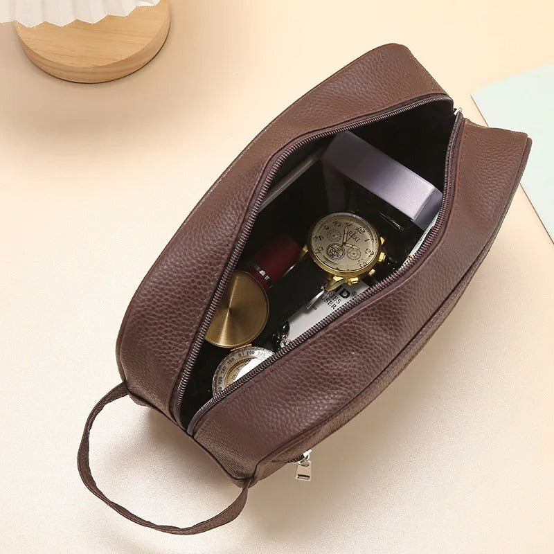 Men's Waterproof Toiletry Bag Travel PVC Makeup Organizer