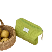 Floral Makeup Bag for Women – Travel Cosmetic Organizer