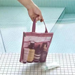 Load image into Gallery viewer, Mesh Travel Toiletry Bag – Beach, Shower, Outdoor Use
