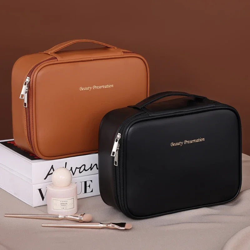 Luxury Makeup Bag for Women – Large Travel Organizer