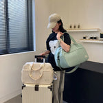 Load image into Gallery viewer, Large Travel Duffle Bag – Expandable Carry-On Luggage
