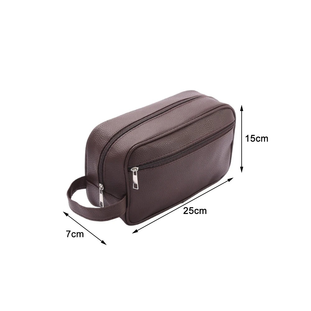 Men's Waterproof Toiletry Bag Travel PVC Makeup Organizer