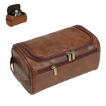 Load image into Gallery viewer, Leather Travel Toiletry Bag for Men &amp; Women | Dopp Kit
