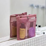 Load image into Gallery viewer, Mesh Travel Toiletry Bag – Beach, Shower, Outdoor Use

