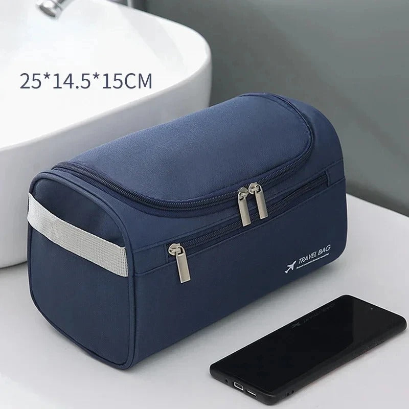 Leather Travel Toiletry Bag for Men & Women | Dopp Kit