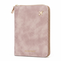Slim Passport Wallet – Secure Travel Organizer with Zippered PU