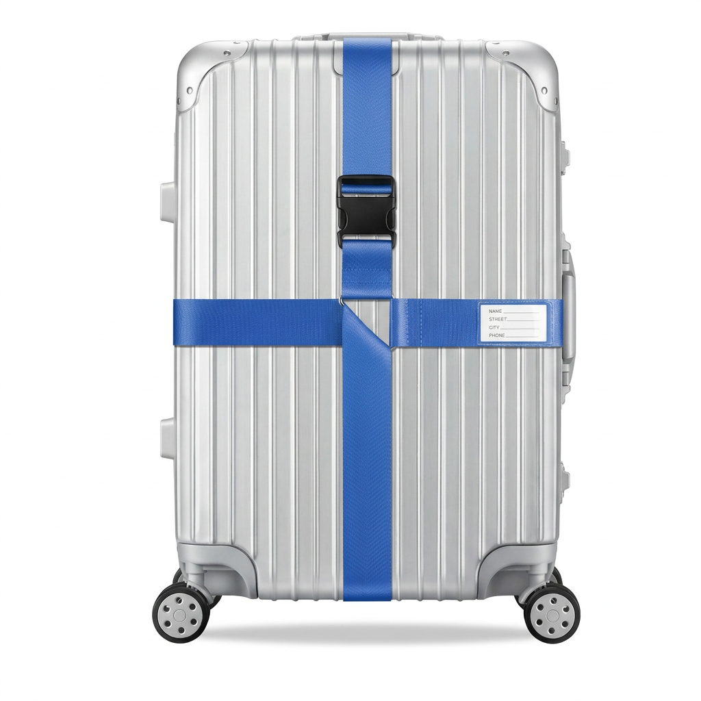 Anti-Theft Luggage Strap – Secure & Adjustable Nylon Travel Belt