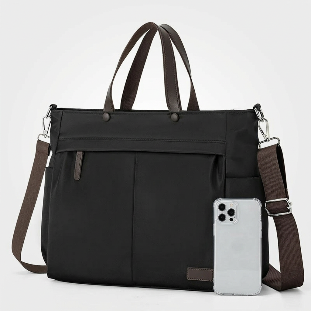 Lightweight Laptop Tote – Everyday Travel Nylon Carry Bag
