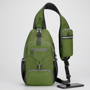 Anti-Theft Sling Backpack – Secure Waterproof Nylon Travel Bag