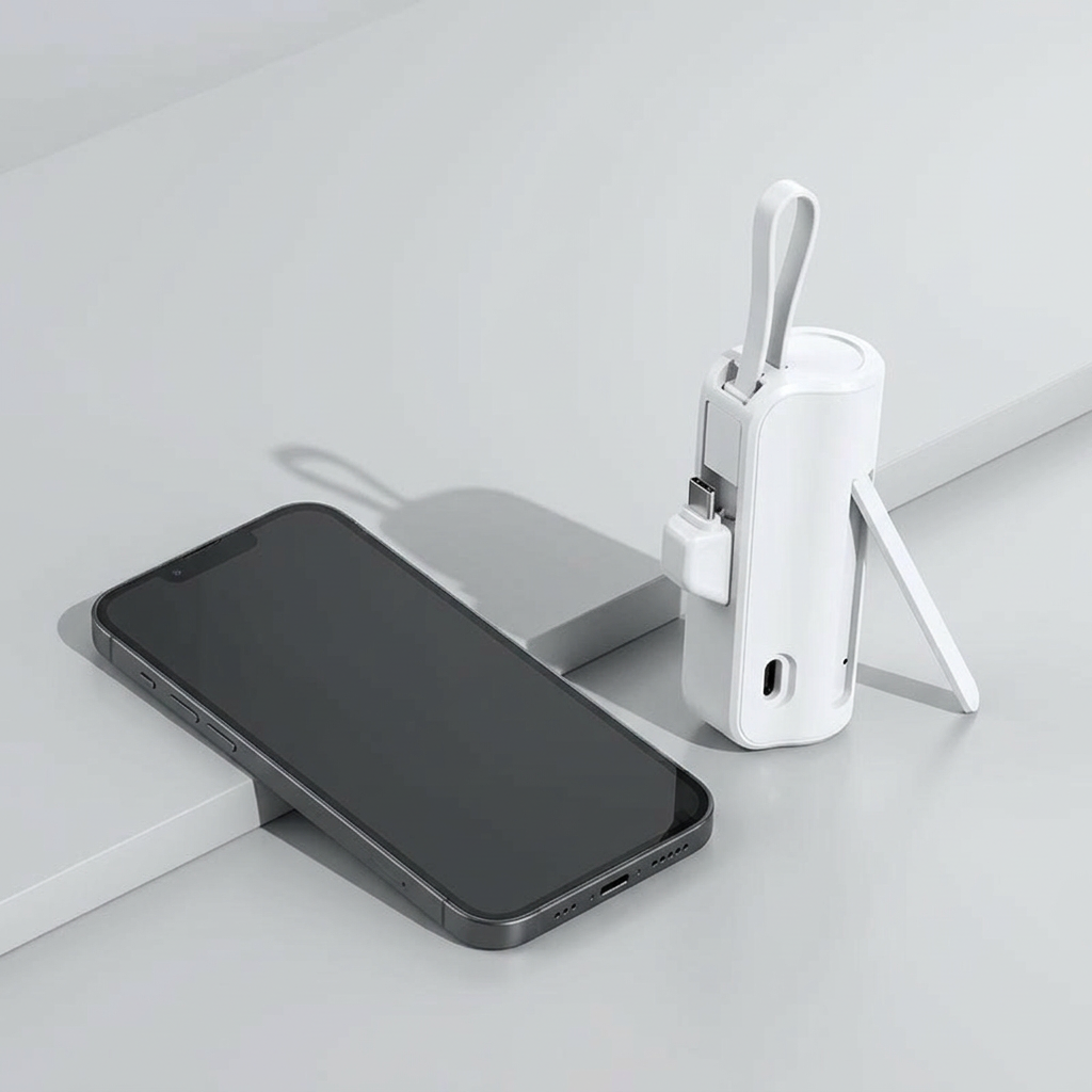 Mini Wireless Power Bank – Fast Charging 30000mAh Capsule Portable Battery