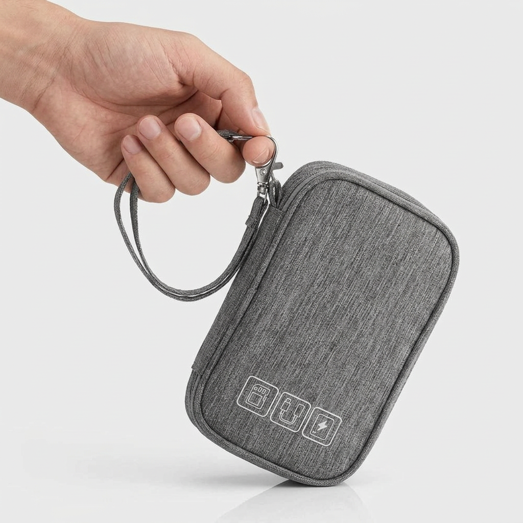 Travel Cable Organizer – Tangle-Free Storage Waterproof Pouch