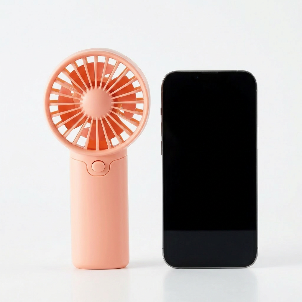 Portable Mini Fan – Lightweight Cooling Comfort with Quiet Design