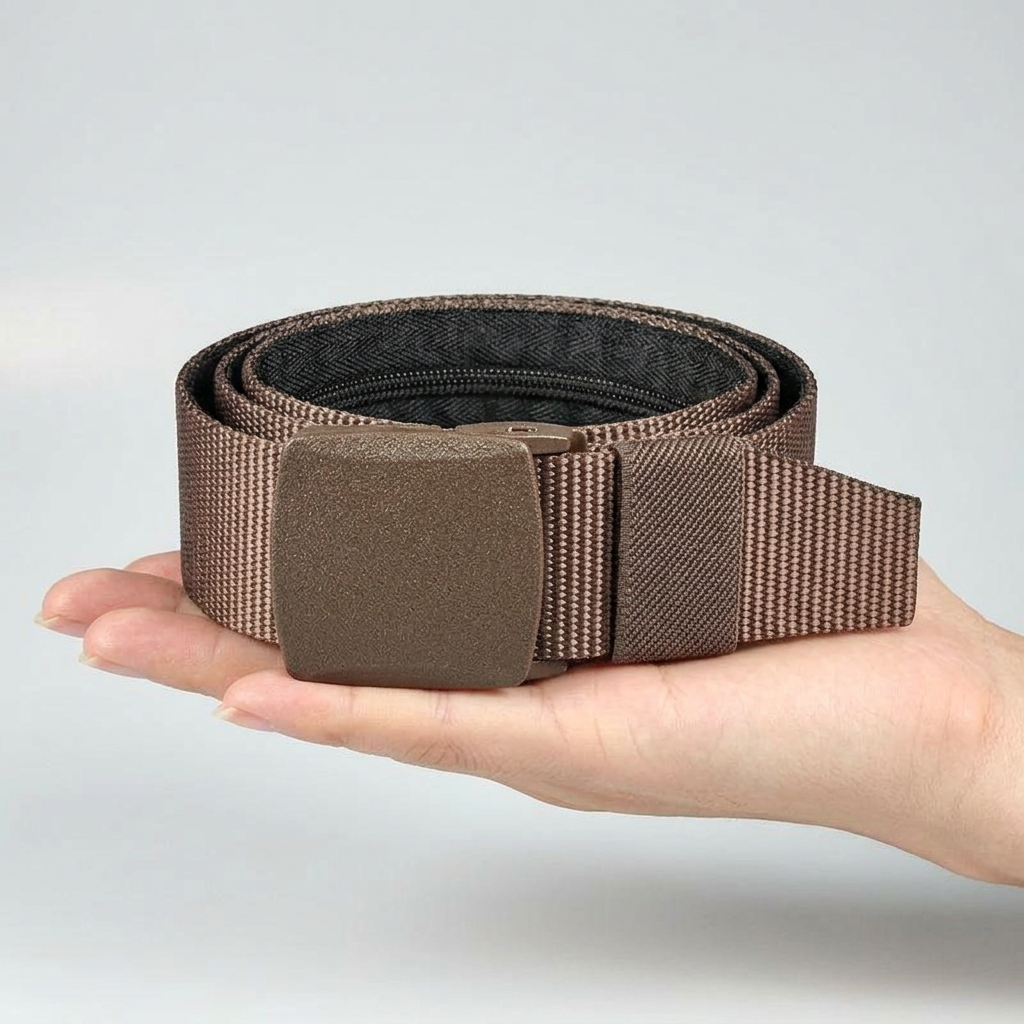 Anti-Theft Waist Belt – Hidden Money Storage Travel Strap