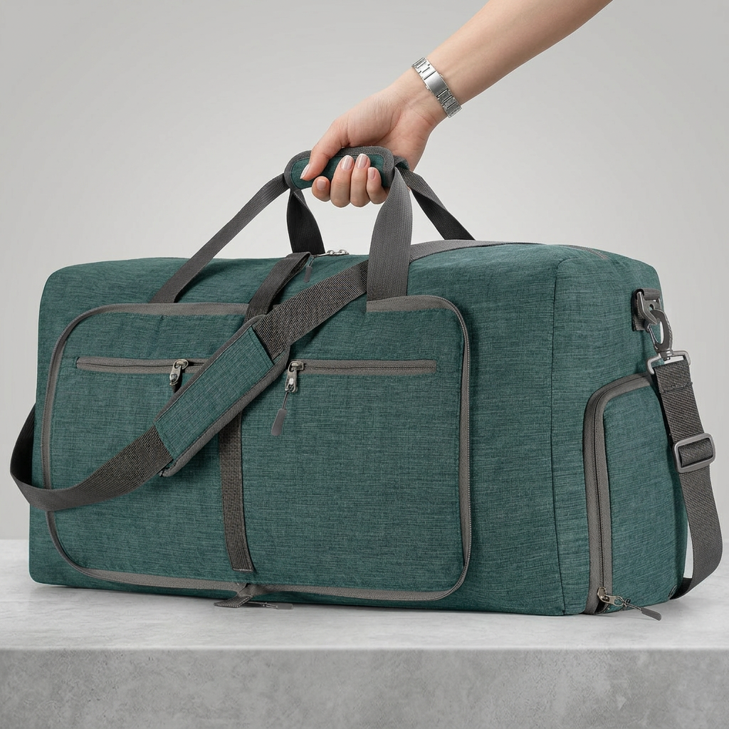 Large Capacity Travel Bag – Waterproof Carry-On Tote for Weekend Trips