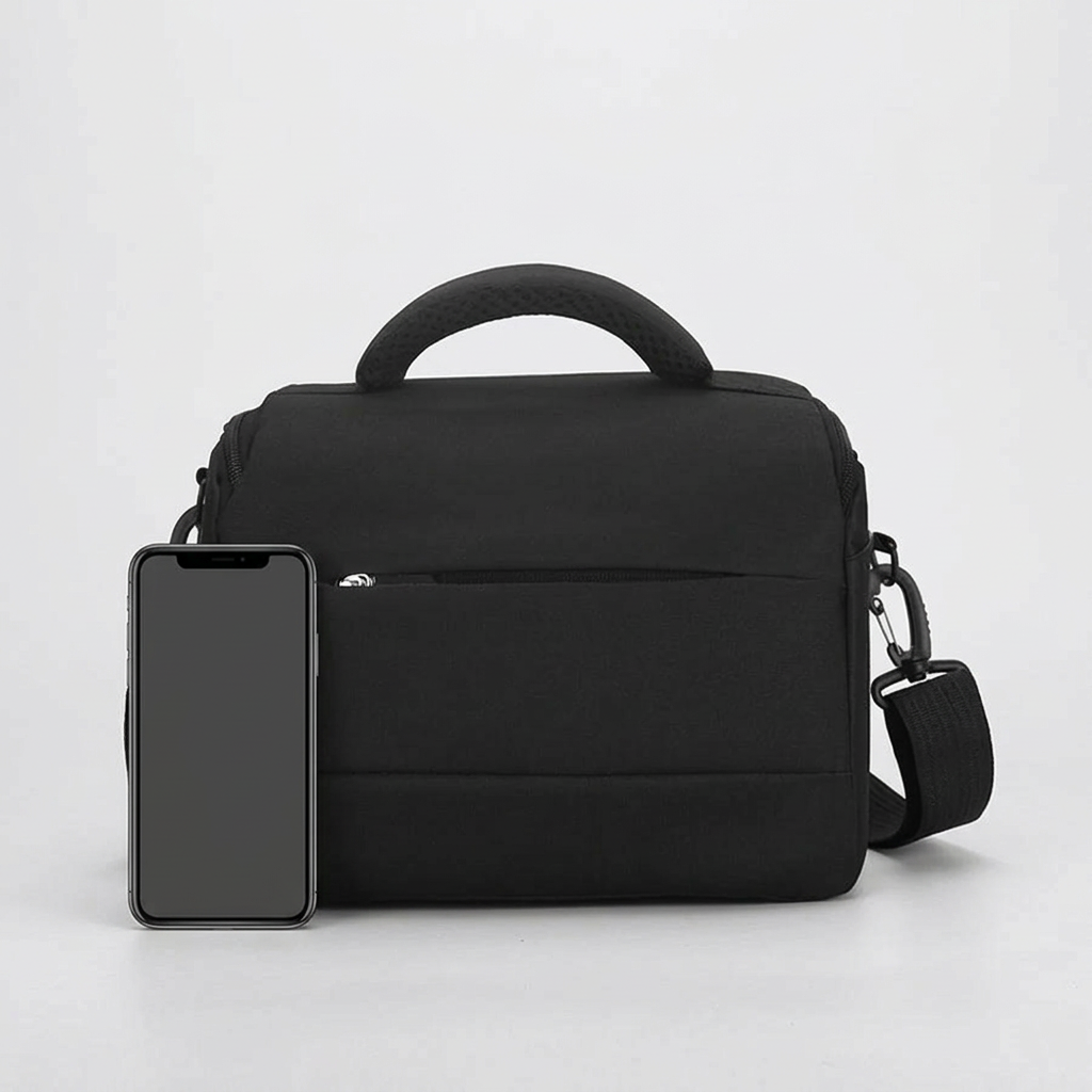 Portable DSLR Camera Bag – Lightweight & Durable Nylon Shoulder Case