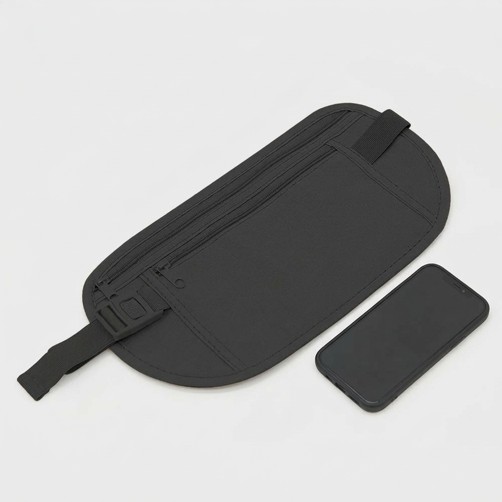 Lightweight Outdoor Waist Pack – Secure Travel & Durable Nylon